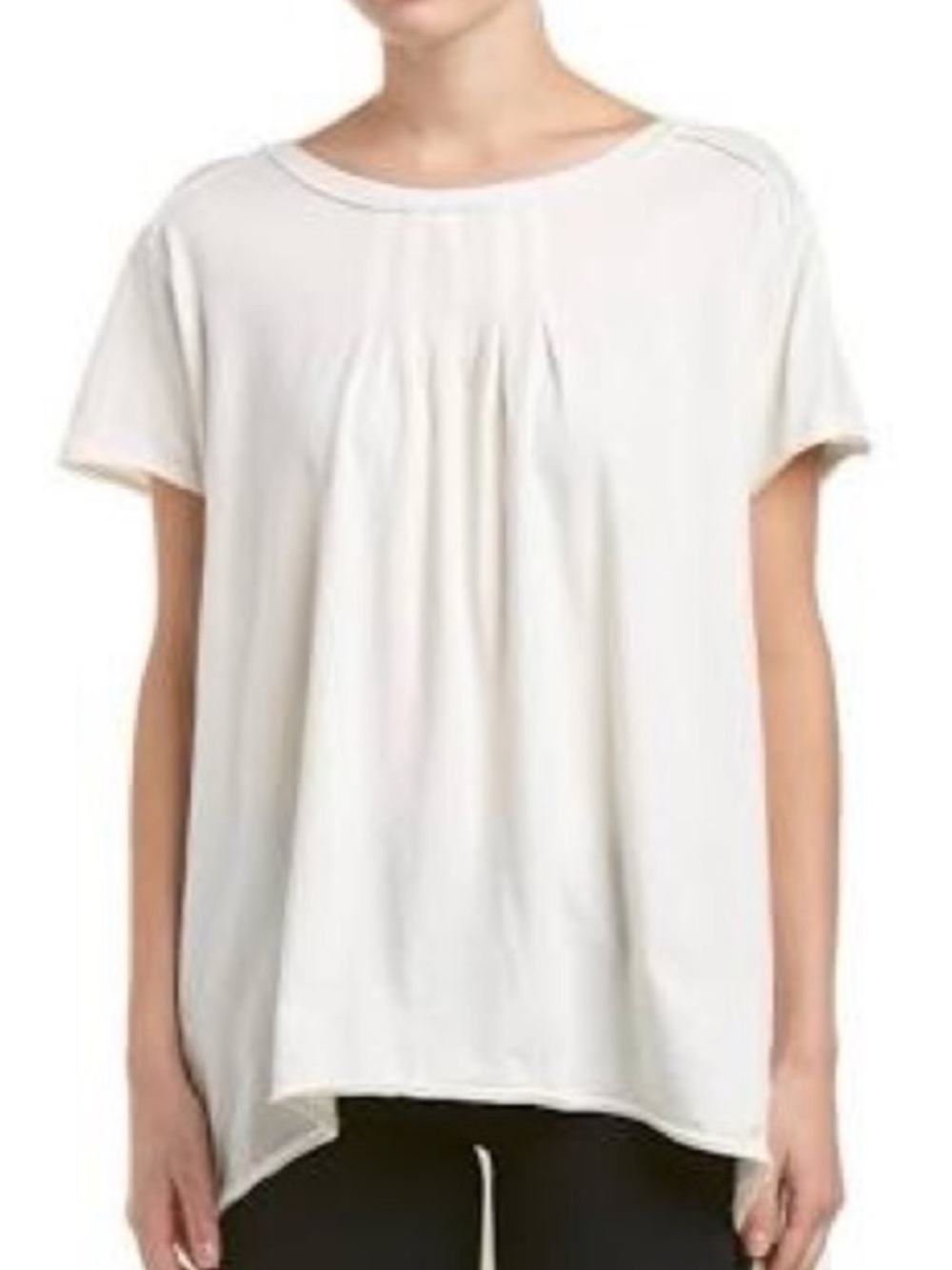 FREE PEOPLE Short Sleeve Tunic Tee Size M